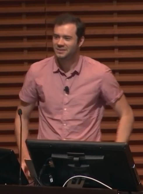 Andrej Karpathy speaking on stage